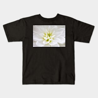 White Dahlia Kids T-Shirt